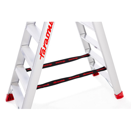 Drabina aluminiowa dwustronna Faraone model S2095ND (4+4 szczebli) - 12053