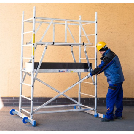 Rusztowanie aluminiowe przejezdne Drabex RA 330 R-R wys. 3,05 m - 12411